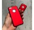 360° kryt Mate silikónový iPhone 5/5S/SE - červený